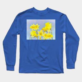 Spring Daffodil Flowers Long Sleeve T-Shirt